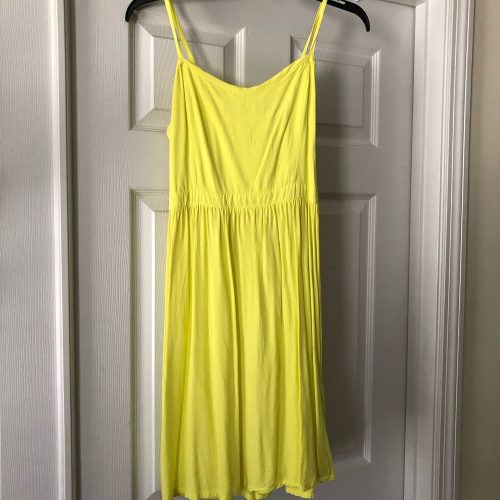 Old Navy Neon Yellow Dress